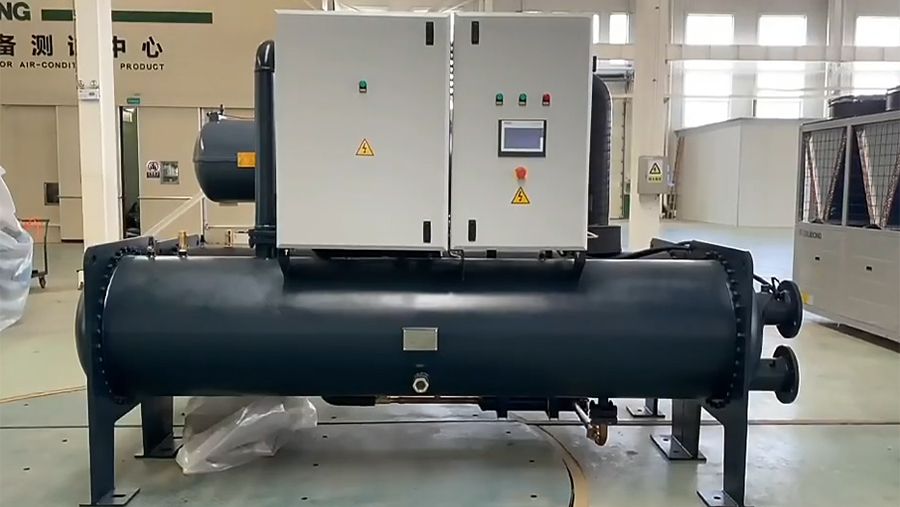 Винтовой чиллер с водяным охлаждением и тепловой насос, 200кВт-2400кВт